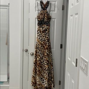 Camille Animal print gown